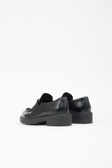Prada Leather Logo Loafer
