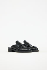 Prada Leather Logo Mule