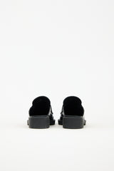 Prada Leather Logo Mule