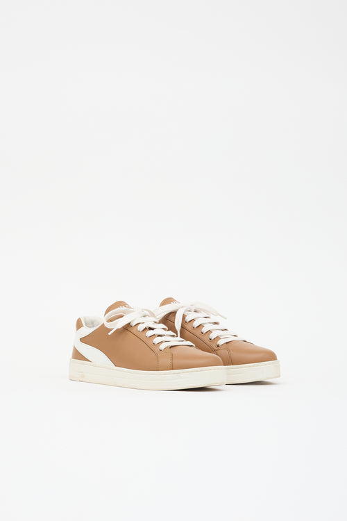 Prada Leather Low Top Sneaker