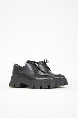 Prada Leather Monolith Derby