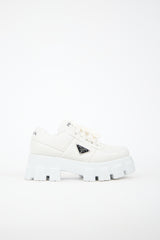 Prada Leather Monolith Platform Sneaker