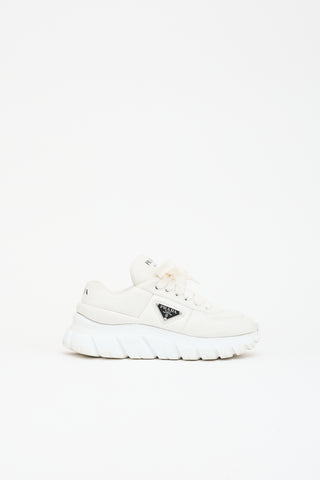 Prada Leather Padded Logo Sneaker