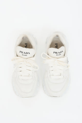 Prada Leather Padded Logo Sneaker