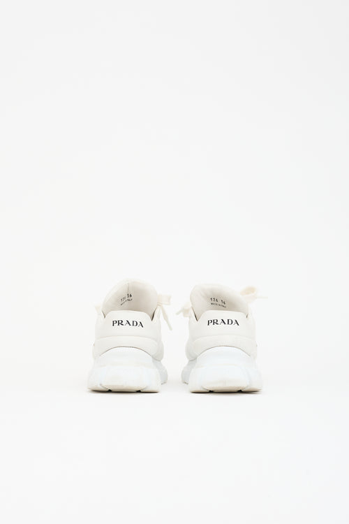 Prada Leather Padded Logo Sneaker