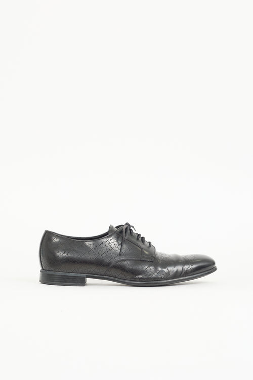 Prada Leather Perforated Derby