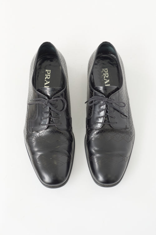 Prada Leather Perforated Derby