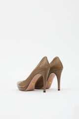 Prada Leather Platform Pump