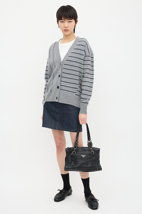 Prada Leather Screw Bag