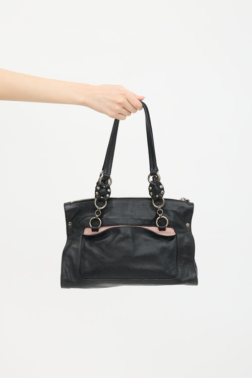 Prada Leather Screw Bag