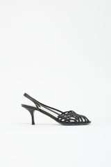 Prada Leather Slingback Sandal