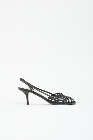 Prada Leather Slingback Sandal