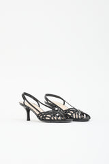 Prada Leather Slingback Sandal
