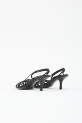 Prada Leather Slingback Sandal