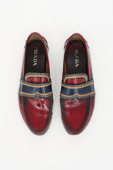 Prada Leather Slip On Loafer