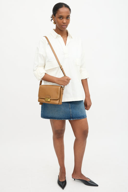 Prada Leather Sound Crossbody Bag