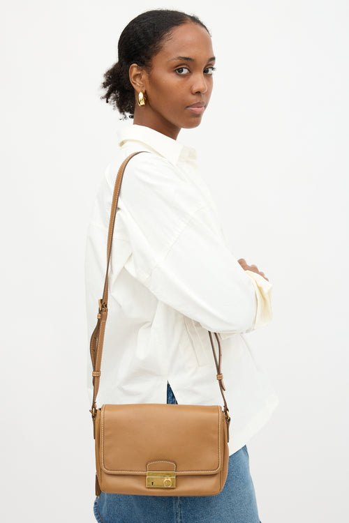 Prada Leather Sound Crossbody Bag
