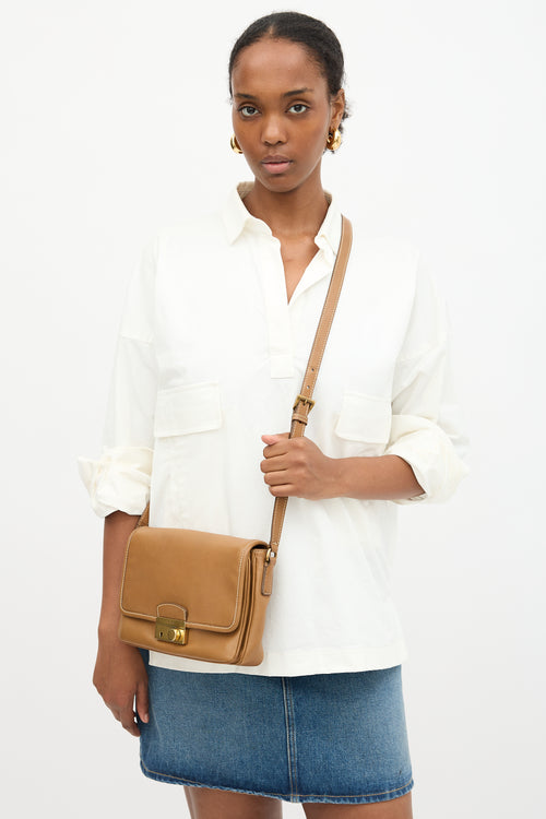 Prada Leather Sound Crossbody Bag