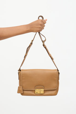 Prada Leather Sound Crossbody Bag