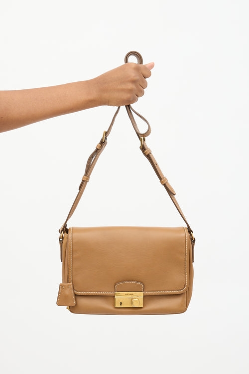 Prada Leather Sound Crossbody Bag