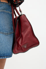 Prada Leather Sound Tote Bag