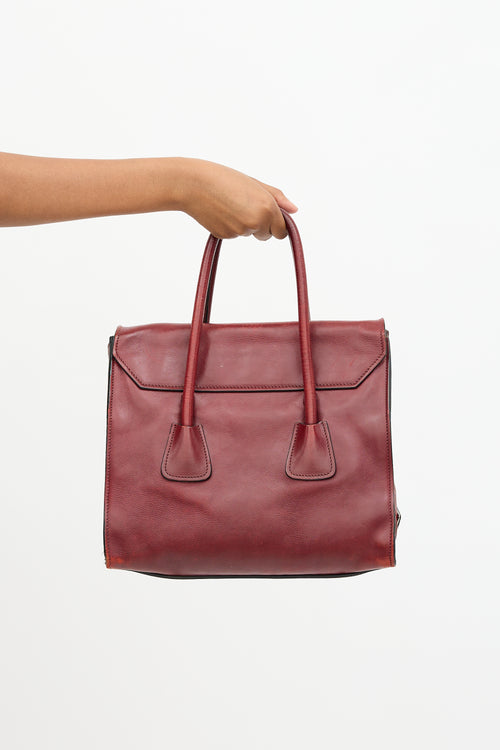 Prada Leather Sound Tote Bag