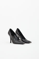 Prada Leather Tapered Pump