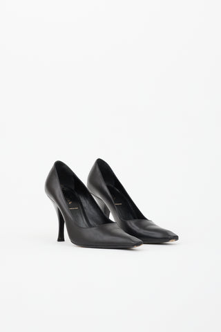 Prada Leather Tapered Pump