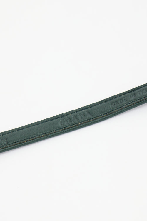 Prada Leather Thin Belt