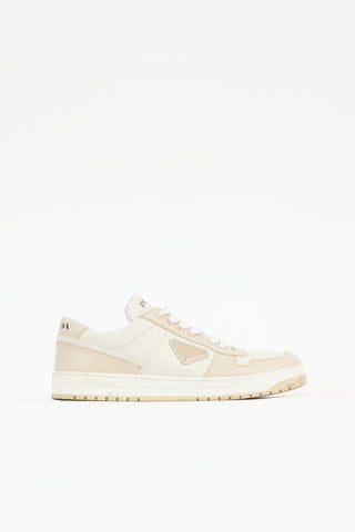 Prada Leather Triangle Logo Sneaker