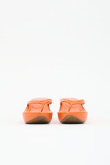Prada Leather Wedge Sandal