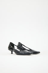 Prada Leather Cut Out Heel