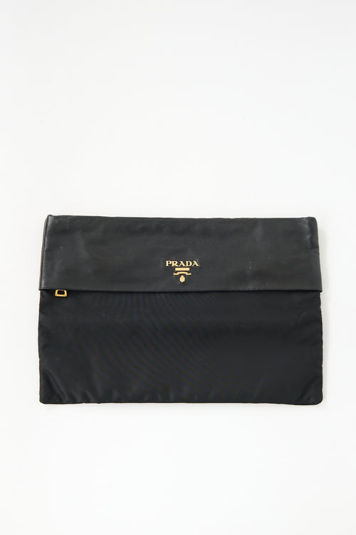 Prada Leather & Nylon Pochette