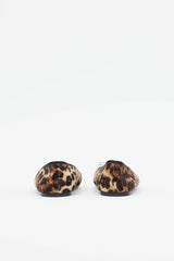 Prada Textured Hair Printed Flat