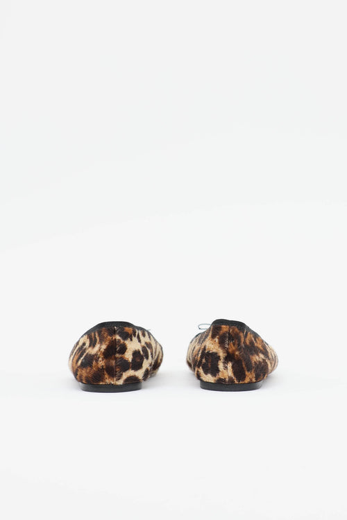 Prada Textured Hair Printed Flat
