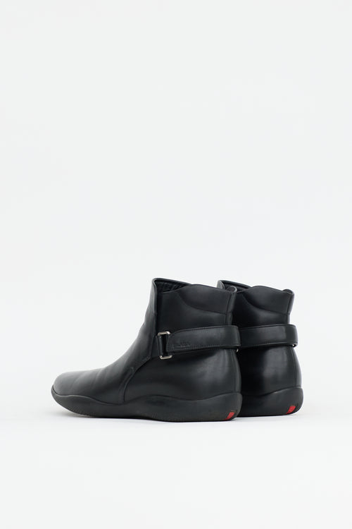 Prada Linea Rossa Leather Boot