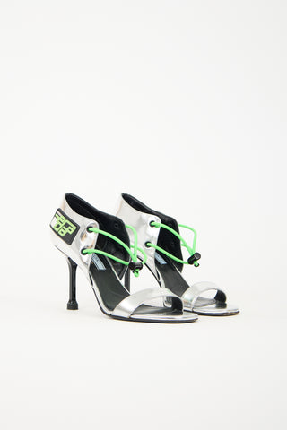 Prada FW 2018 Patent Logo Heel