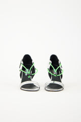 Prada FW 2018 Patent Logo Heel
