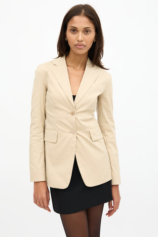 Prada Logo Patch Blazer