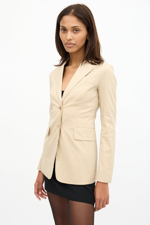 Prada Logo Patch Blazer