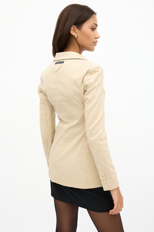 Prada Logo Patch Blazer