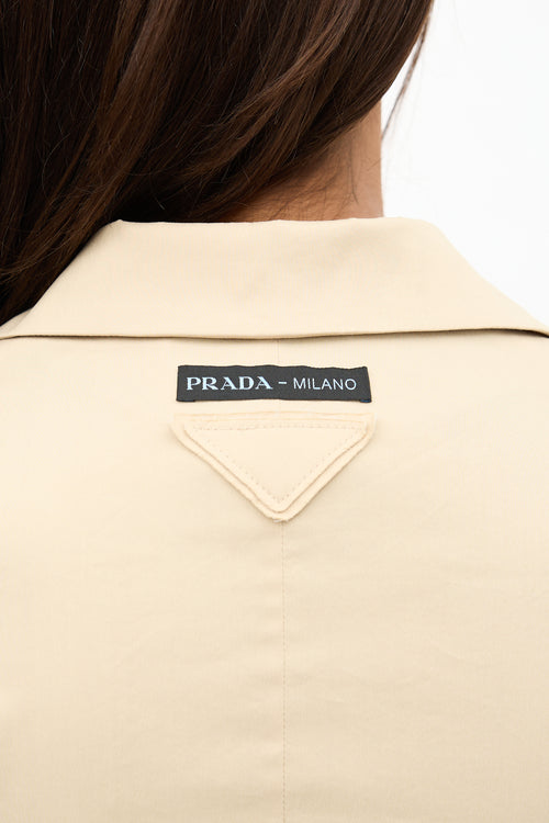 Prada Logo Patch Blazer