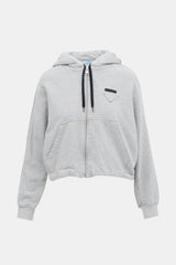 Prada Logo Zip Hoodie