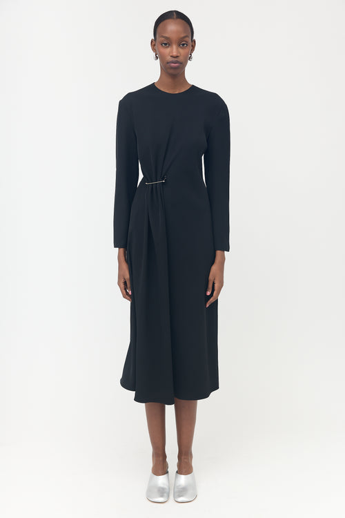 Prada 2023 Logo Safety Pin Dress