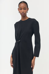 Prada 2023 Logo Safety Pin Dress