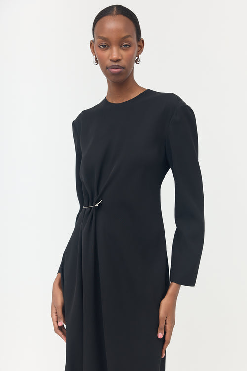 Prada 2023 Logo Safety Pin Dress