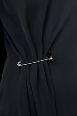 Prada 2023 Logo Safety Pin Dress