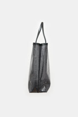 Prada Mesh Sequin Logo Tote Bag