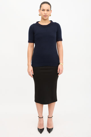 Prada Mohair Trimmed Sweater