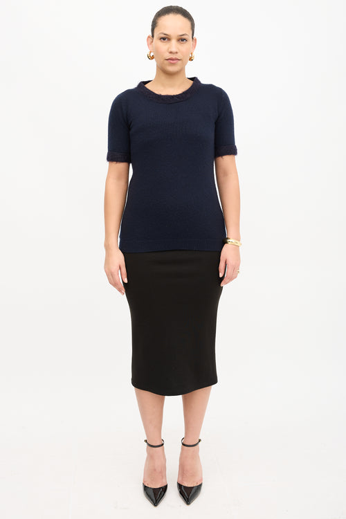 Prada Mohair Trimmed Sweater